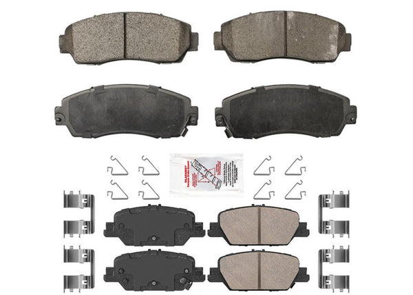 Front Rear AME Premium Ceramic Disc Brake Pads for Honda CR-V Hybrid 2023 2024