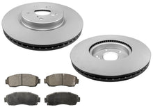 F Coated Disc Brake Rotors Ceramic Brake Pads for Honda CR-V Hybrid 2023-2024