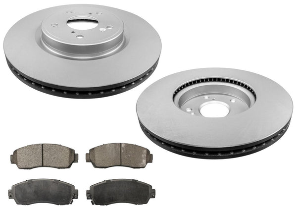 F Coated Disc Brake Rotors Ceramic Brake Pads for Honda CR-V Hybrid 2023-2024