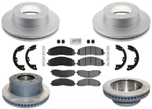 F&R Disc Brake Rotors Fleet Brake Pads for Ford F250 Super Duty 2023-2026 4x4