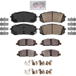 Premium Front & Rear Ceramic Pads For Hyundai Elantra 2021 2022 2023 1.6L