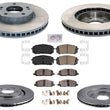 F&R Coated Brake Rotors Ceramic Pads For Hyundai Elantra 2021 2022 2023 2.0L