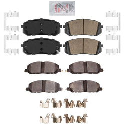 Front & Rear Ceramic Disc Brake Pads For Hyundai Elantra 2021 2022 2023 2.0L