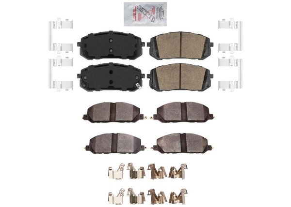 Front & Rear Ceramic Disc Brake Pads For Hyundai Elantra 2021 2022 2023 2.0L