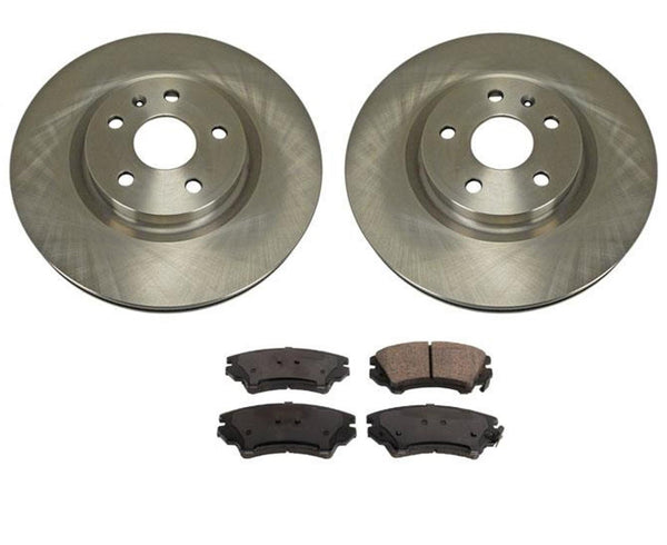 Para rotores de freno delantero Caprice 3.6L 6.0L SS 2011-2017 y pastillas delanteras de cerámica.