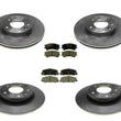 Front & Rear Brake Rotors & Brake Pads For 2003 2004 2005 Mazda 6