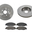 For 08-14 CTS Wagon Front Brake 12.4 Inch 315MM Rotors & Ceramic Brake Pads JE5