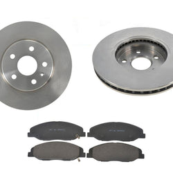 para 08-14 CTS Wagon Freno delantero Rotores de 12,4 pulgadas 315 mm y pastillas de freno de cerámica JE5