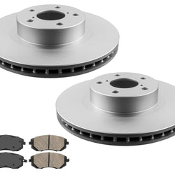 For 2005 2006 Saab 9-2x Linear 2.5L Non Turbo Front Brake Rotors & Ceramic Pads