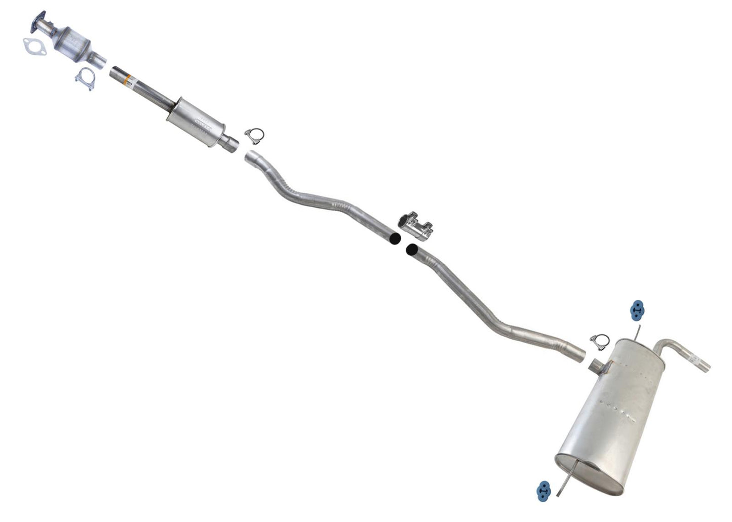 Catalytic Converter Muffler Exhaust System for Ford Fusion 2018 2018 2020 2.5L