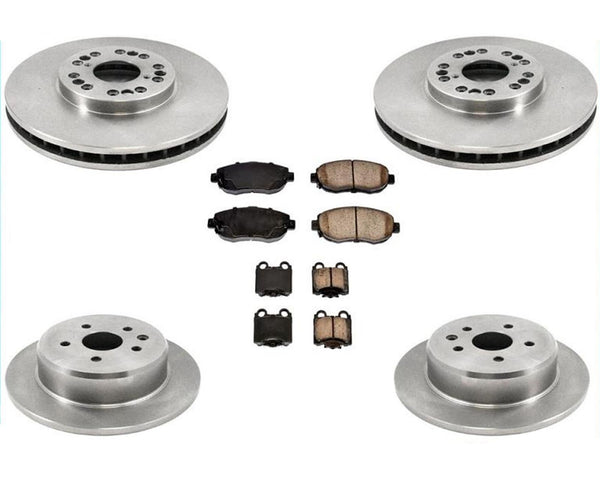 Front & Rear Rotors Brake Pads For Lexus IS300 2001-2005 GS300 98-01 GS400 98-00