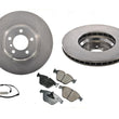 For 2002-2005 BMW 745I Front Disc Brake Rotor Ceramic Brake Pads & Wear Sensor