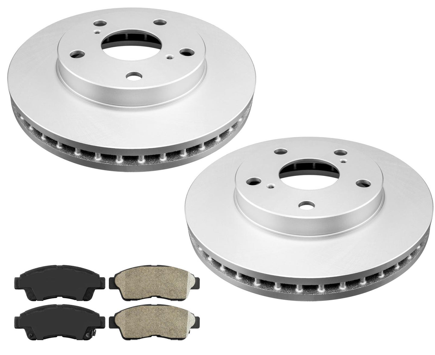 For 1992 1993 1994 1995 1999 Toyota Camry 4 Cly Front Brake Rotors & Brake Pads