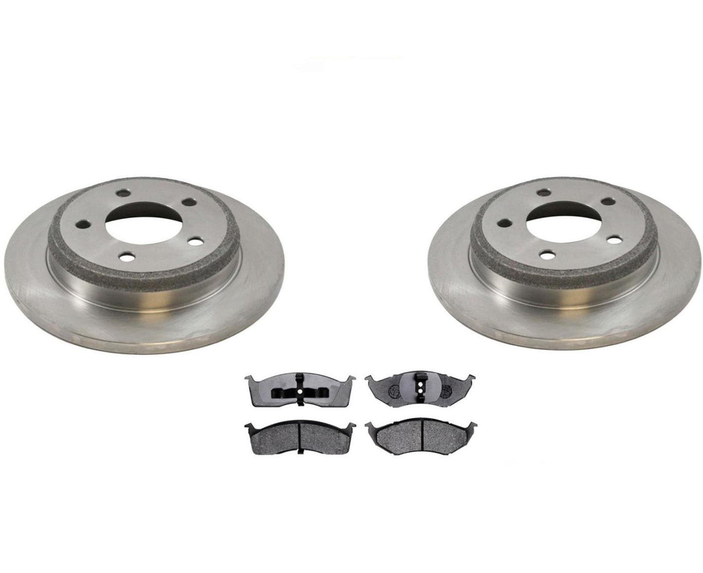 Rear Brake Rotors & Brake Pads For 300M 1998-2004 W/ Performance Brake Package
