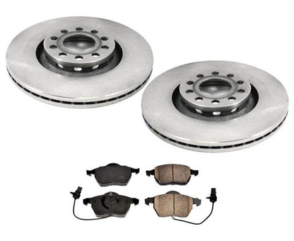 Rotores y pastillas de disco de freno delantero para A4 Quattro 1.8L 3.0L con 312 mm solo 02-05