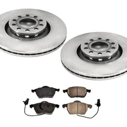 Front Brake Disc Rotors & Pads For Audi A4 Quattro 1.8L 3.0L W/ 312mm 2002-2005