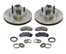 Se adapta a Ford Ranger 95-97, ruedas traseras, rotores de freno, pastillas, rodamientos, ABS trasero