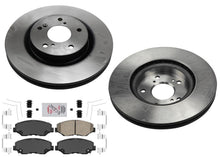 F Performance Disc Brake Rotors Pads for Honda CR-V CRV 12-16 Front Wheel Drive