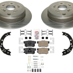 Rear Performance Disc Brake Rotors Pads for Honda CR-V CRV 2007-2016