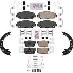 Ceramic Disc Brake Pads Parking Shoes for Honda CR-V CRV 12-16 Front Wheel Drive