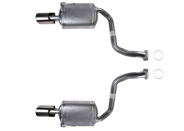 OE Style Left Right Dual Mufflers for Nissan Maxima 17 2018 2019 2020 2021 2022