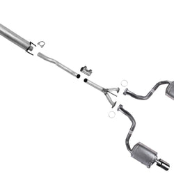 Extension Pipe Resonator Dual Mufflers Exhaust System For Nissan Maxima 12-2022