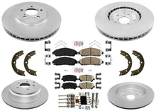 Disc Brake Rotors & Brake Pads Parking Shoes for Acura MDX 2007 2010 2011 2013
