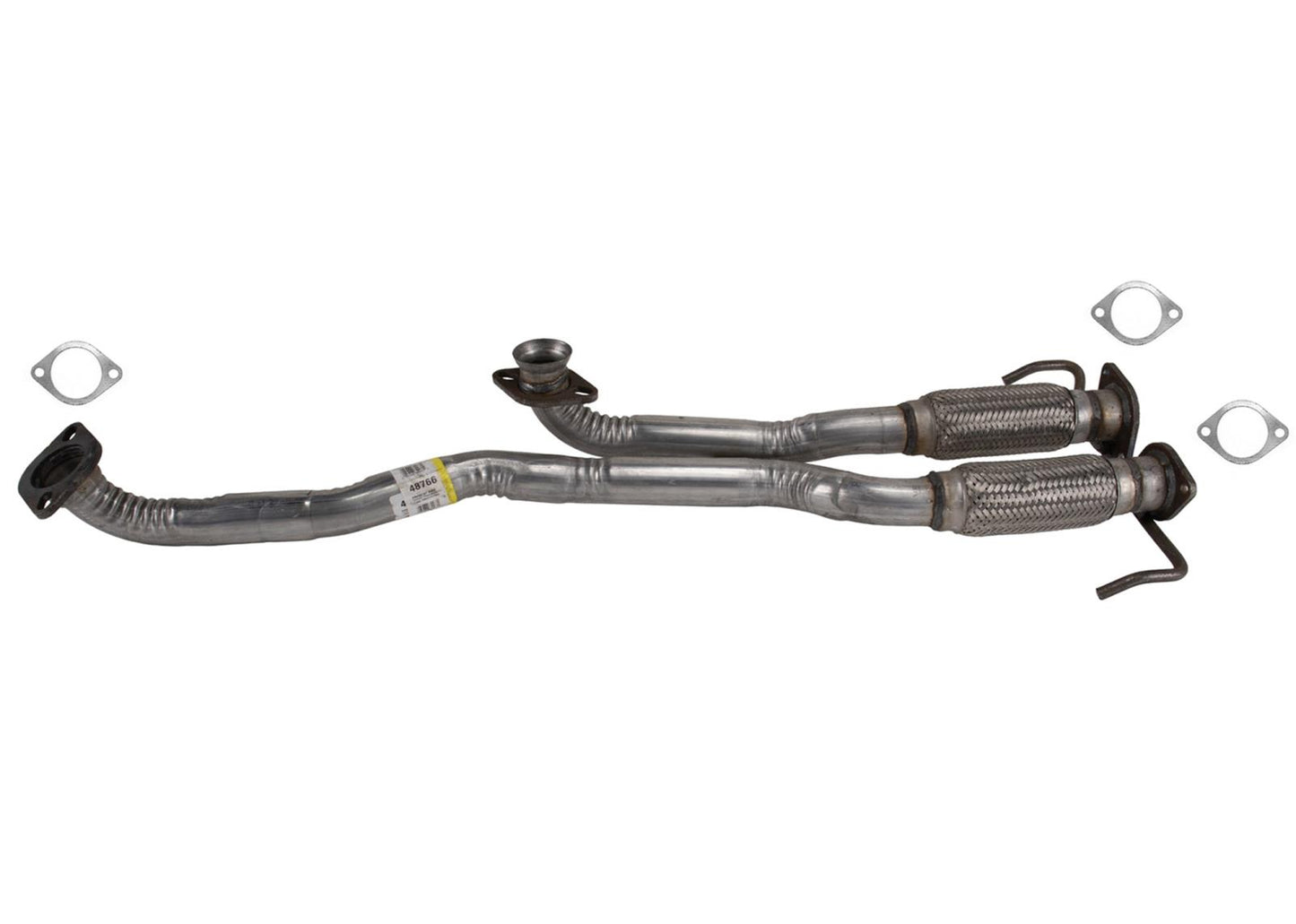 Dual Engine Flex Pipe For Lincoln MKX 2011 2012 2013 2014 2015 3.7L Edge Sport