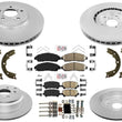 Disc Brake Rotors Brake Pads Parking Shoes for Honda Pilot 2012 2013 2014 2015