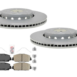 Front Disc Brake Rotors Brake Pads Hardware for Acura RLX 2014 2015 2019 2020