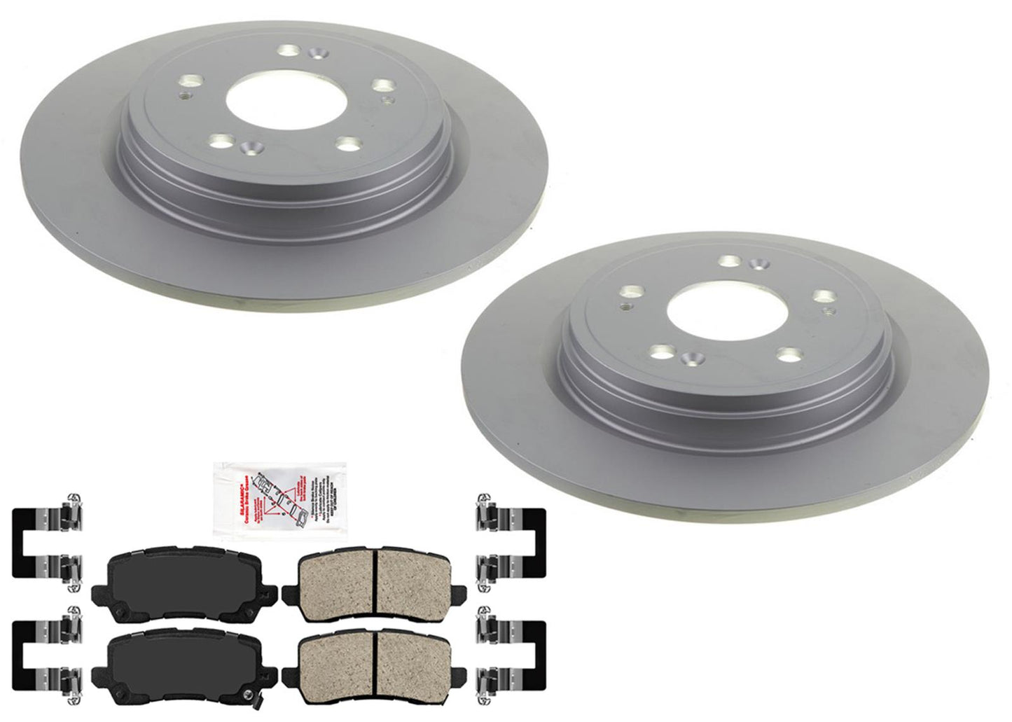 Rear Disc Brake Rotors Brake Pads Hardware for Acura RLX 2014 2015 2019 2020