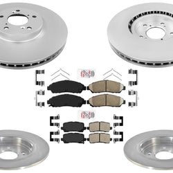 Disc Brake Rotors Brake Pads Hardware For Acura RLX Hybrid SH-AWD 2016-2020