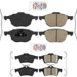 F&R Ceramic Disc Brake Pads For Ford C-Max Cmax 2013 2014 2015 2016 2017 2018