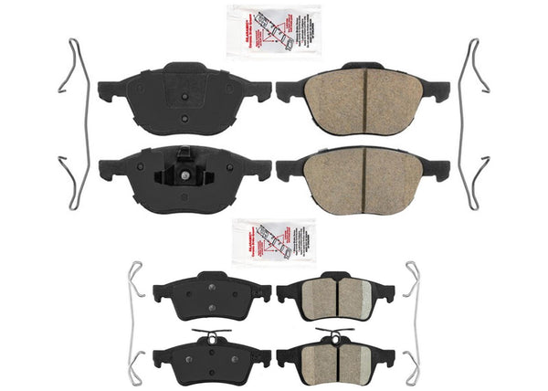 F&R Ceramic Disc Brake Pads For Ford C-Max Cmax 2013 2014 2015 2016 2017 2018