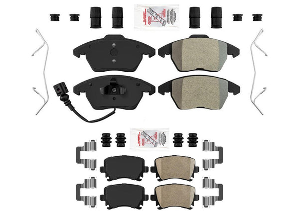 Front & Rear Premium Disc Brake Pads For Audi A3 2006 2007 2008 2009