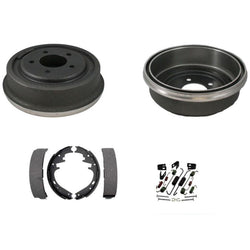 01-02 F150 Tambores y zapatas de freno trasero de 5 lengüetas y resortes de zapatas de freno 80102 B723 H7298 