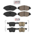 Front & Rear AME Premium Ceramic Brake Pads For Volkswagen Tiguan 2018-2024