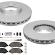 F Disc Brake 5 Bolt Disc Rotors Severe Duty Pads For Ford Transit 150 2020-2024