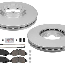 F Disc Brake 5 Bolt Disc Rotors Severe Duty Pads For Ford Transit 150 2020-2024