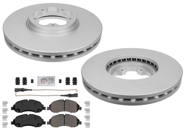 F Disc Brake 5 Bolt Disc Rotors Severe Duty Pads For Ford Transit 150 2020-2024