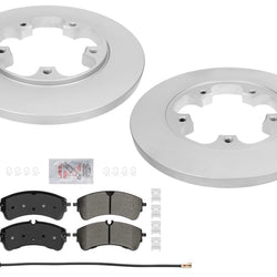 R Disc Brake 5 Bolt Disc Rotors Severe Duty Pads For Ford Transit 150 2020-2024