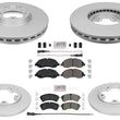 Disc Brake 5 Bolt Disc Rotors Severe Duty Pads For Ford Transit 150 2020-2024