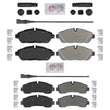 H/D Semi Metallic Disc Brake Pads For Ford Transit 350HD 6 Bolt 2020 2021 2022