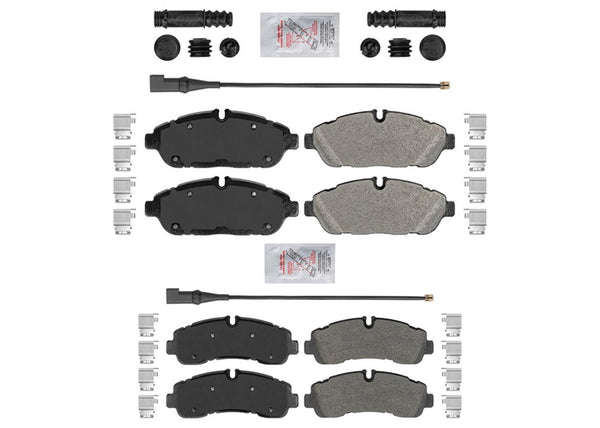 H/D Semi Metallic Disc Brake Pads For Ford Transit 350HD 6 Bolt 2020 2021 2022