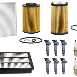 Ignition Coil & Air Cabin Filter Spark Plugs For Hyundai Veracruz 2007 2010 2012