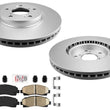Frt Coated Brake Rotors Ceramic Pads For Acura TL 2009 2010 2011 2012 2013 2014