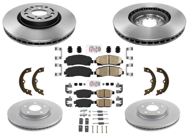 Performance Disc Brake Rotors Ceramic Pads For Acura TL 09 10 11 2012 2013 2014