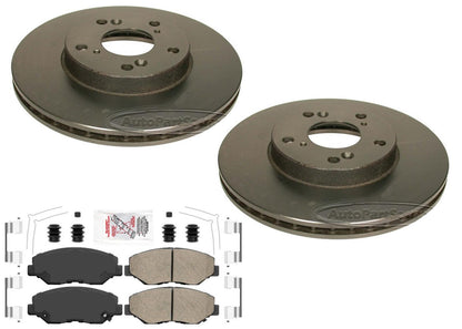 Ft Performance Disc Brake Rotors Ceramic Pads For Honda CR-V CRV 2002 2003 2004