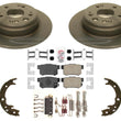 Rr Performance Disc Brake Rotors Ceramic Pads For Honda CR-V CRV 2002 2003 2004