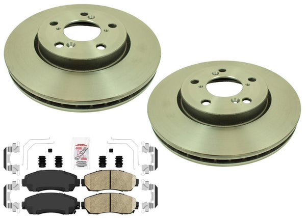 Frt Performance Disc Brake Rotors Ceramic Pads For Honda Odyssey 2005 2006 2010
